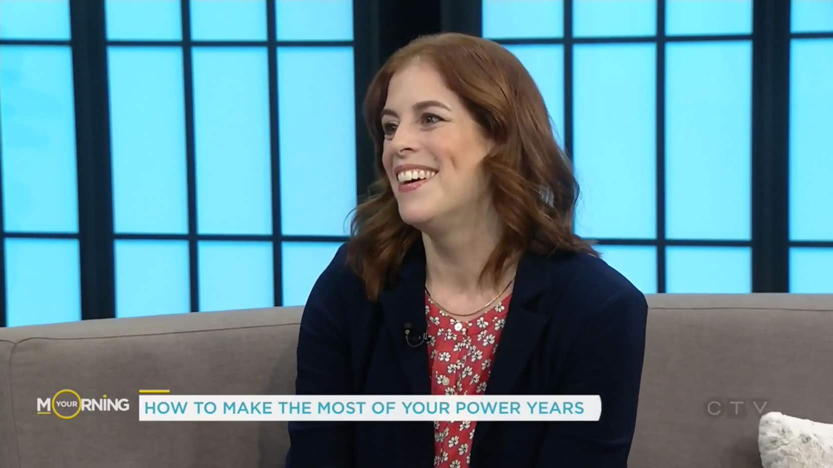 Sara Smeaton, Midlife Coach, on the CTV Morning news show.